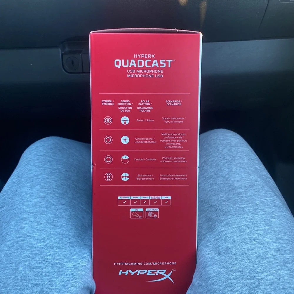 Brand New HyperX Quadcast USB Microphone